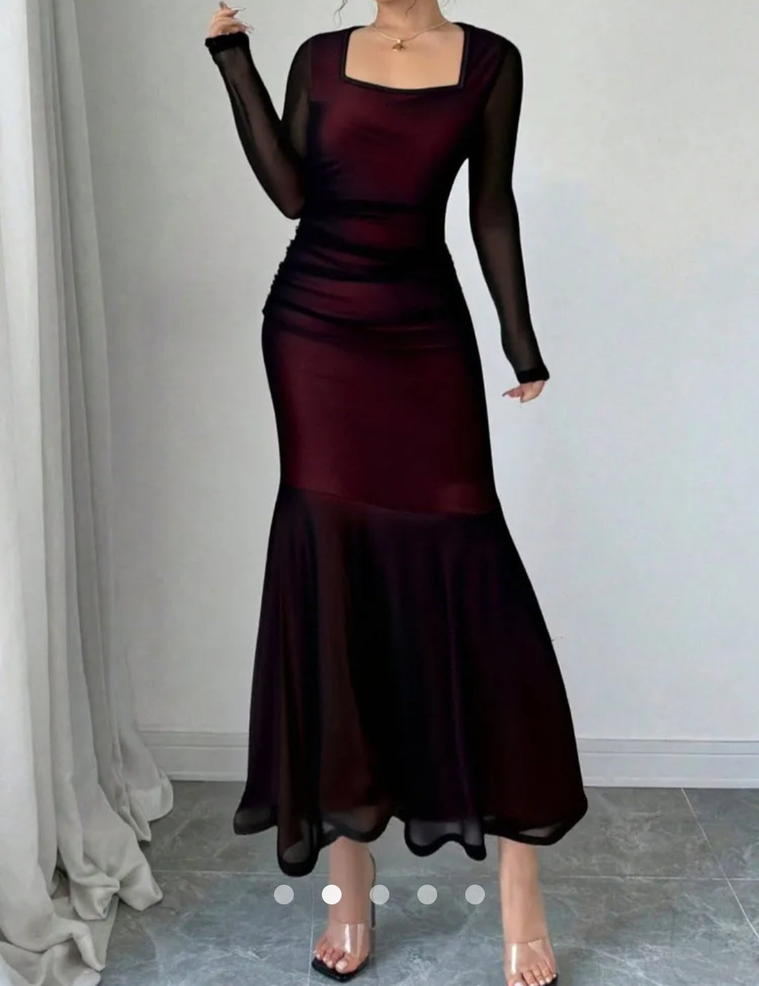 Sheer Bodycon Dress