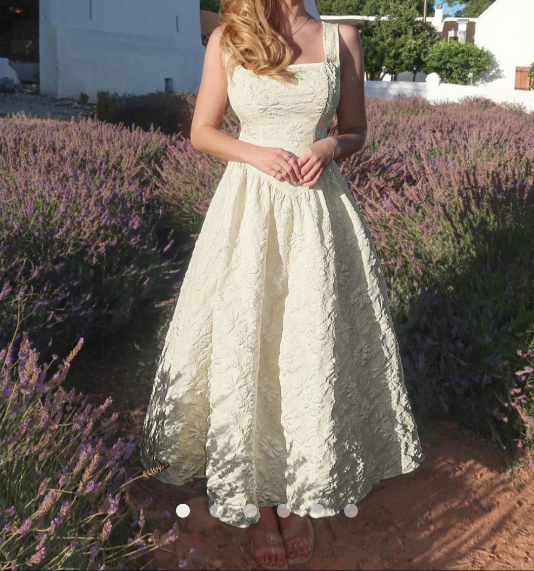 Open Back A-Line Dress