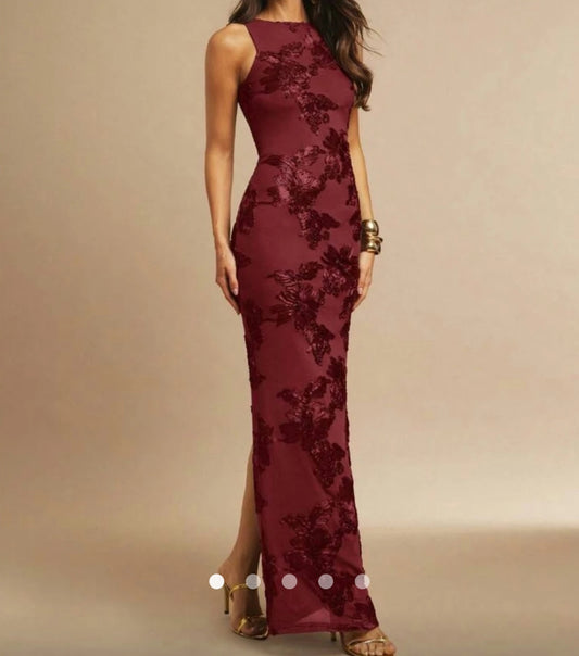 Slit Cocktail Dress