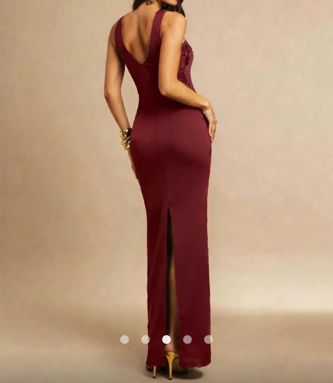 Slit Cocktail Dress