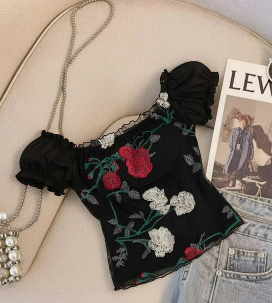 Embroidered Top
