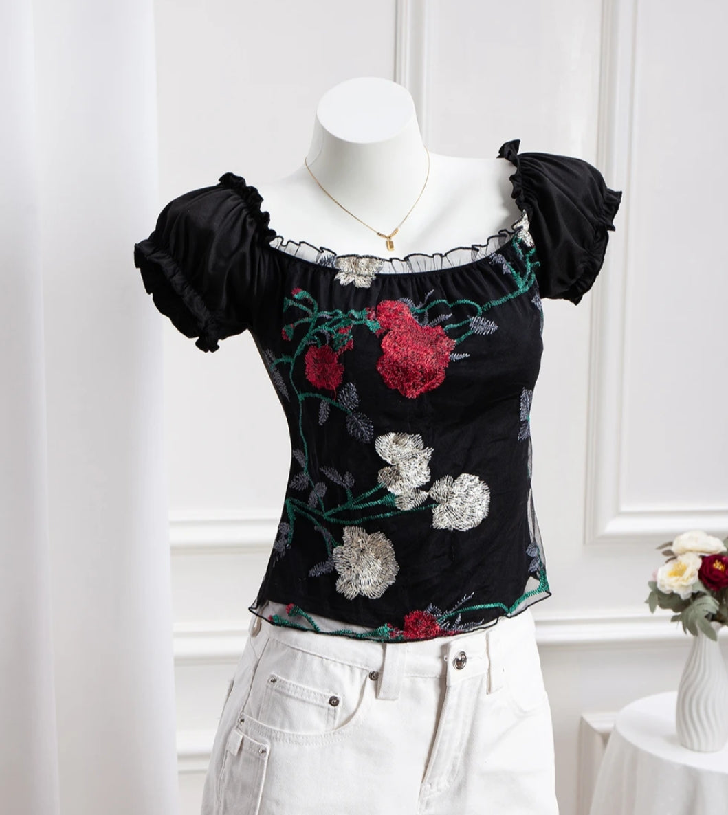 Embroidered Top