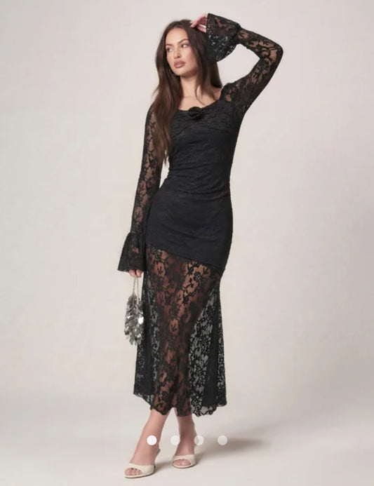 Sheer Bodycon Dress