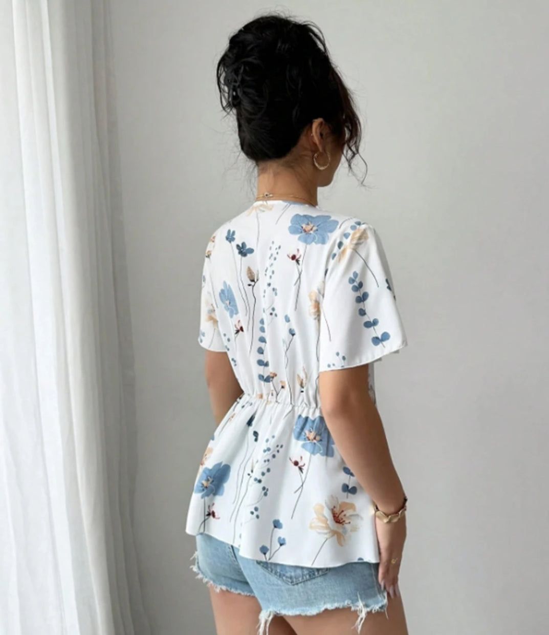 Lace-trimmed Top