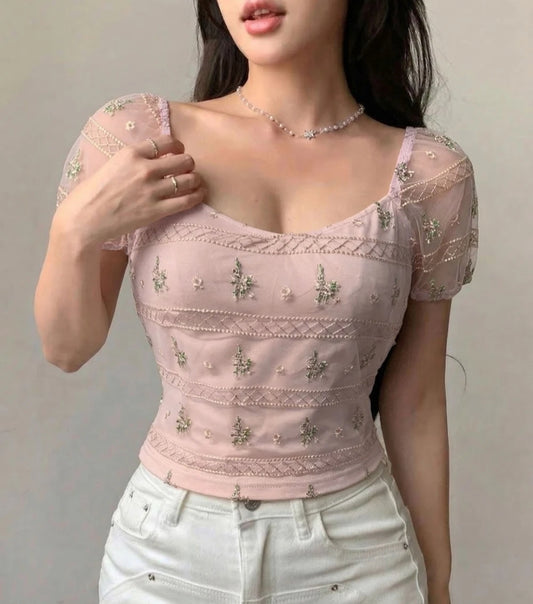 Embroidered Top