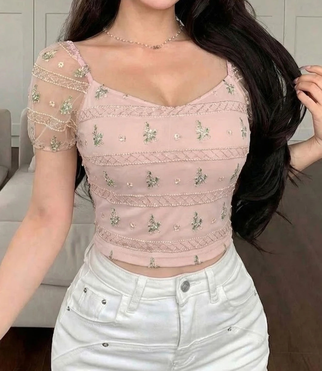 Embroidered Top