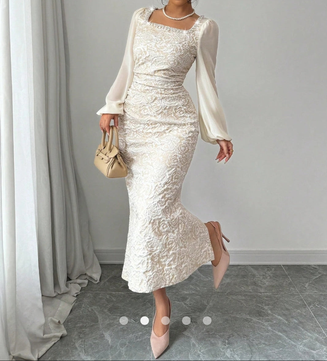 Beading Bodycon Dress