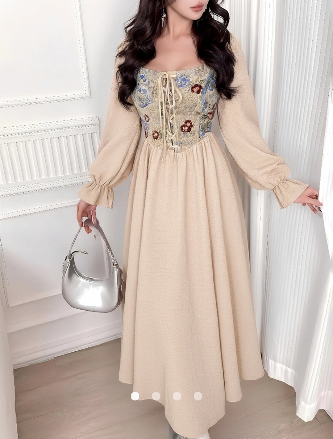 Bow A-Line Dress