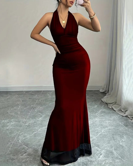 Backless Mermaid Long Dress