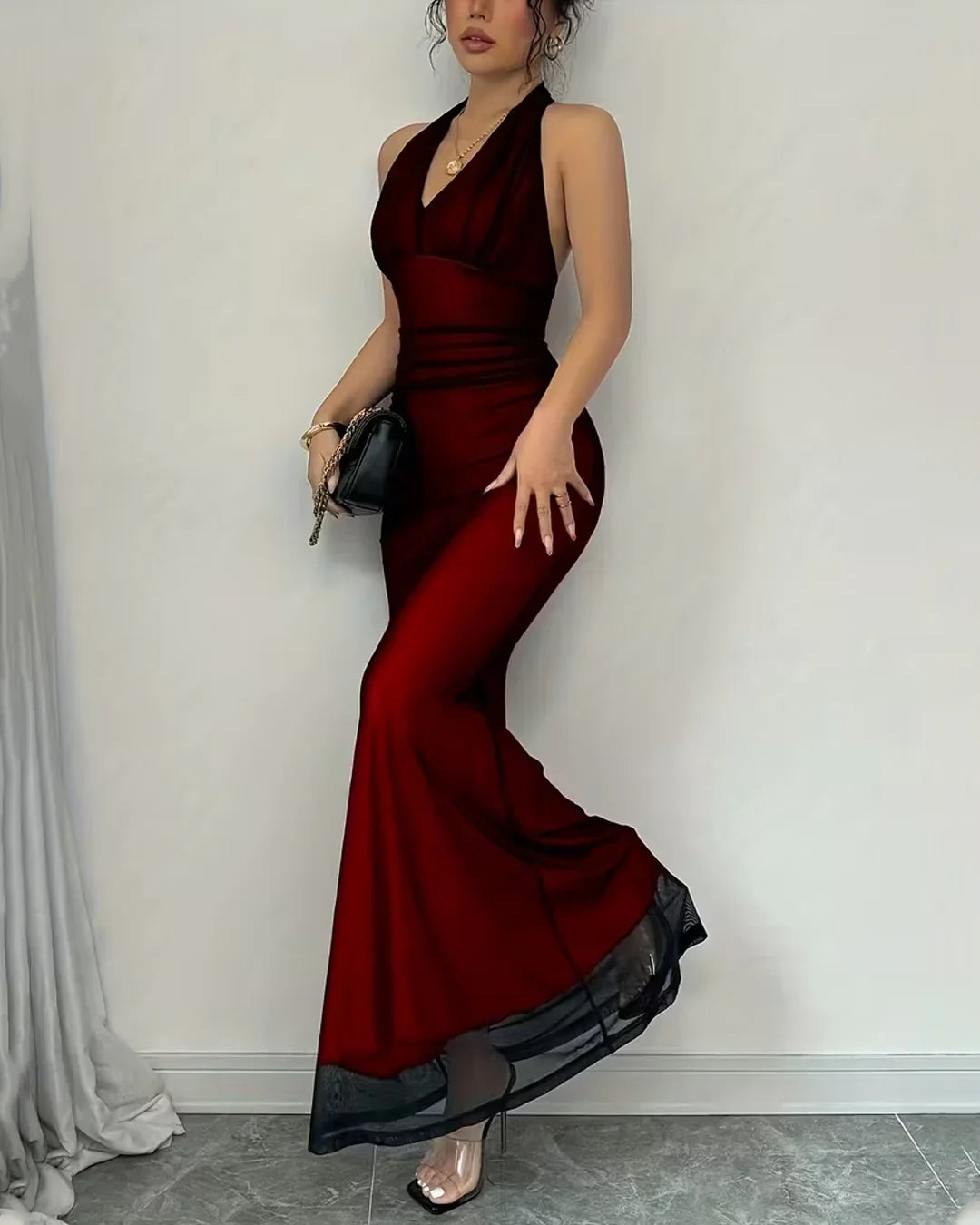 Backless Mermaid Long Dress