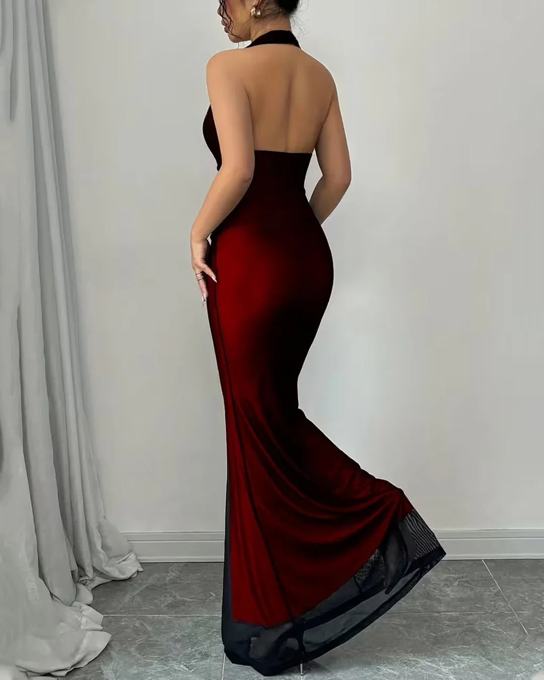 Backless Mermaid Long Dress
