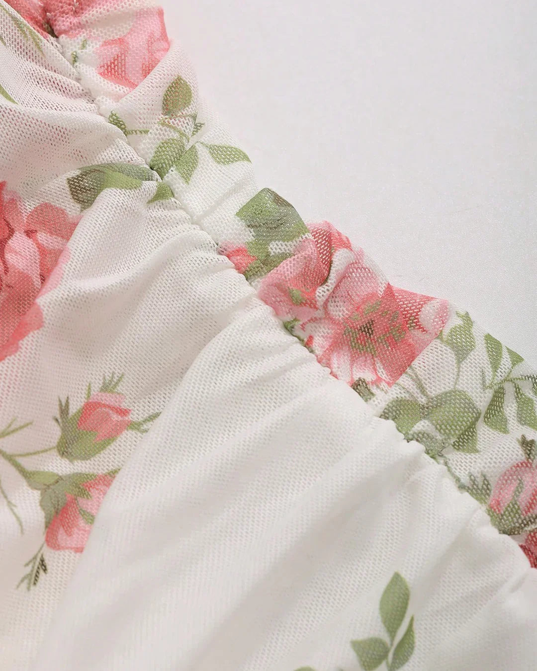 Floral Print Ruched Bodycon Sundress