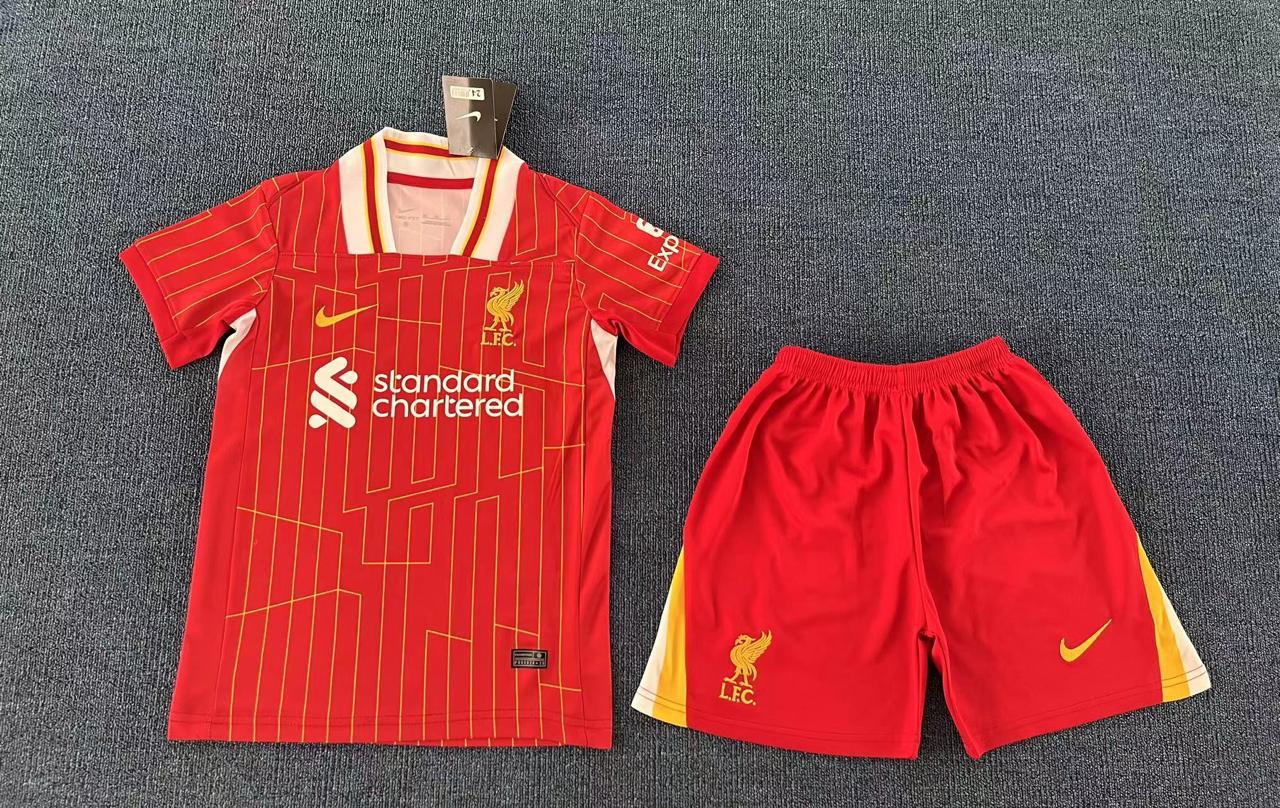 Liverpool 24/25 Home Jersey with Shorts