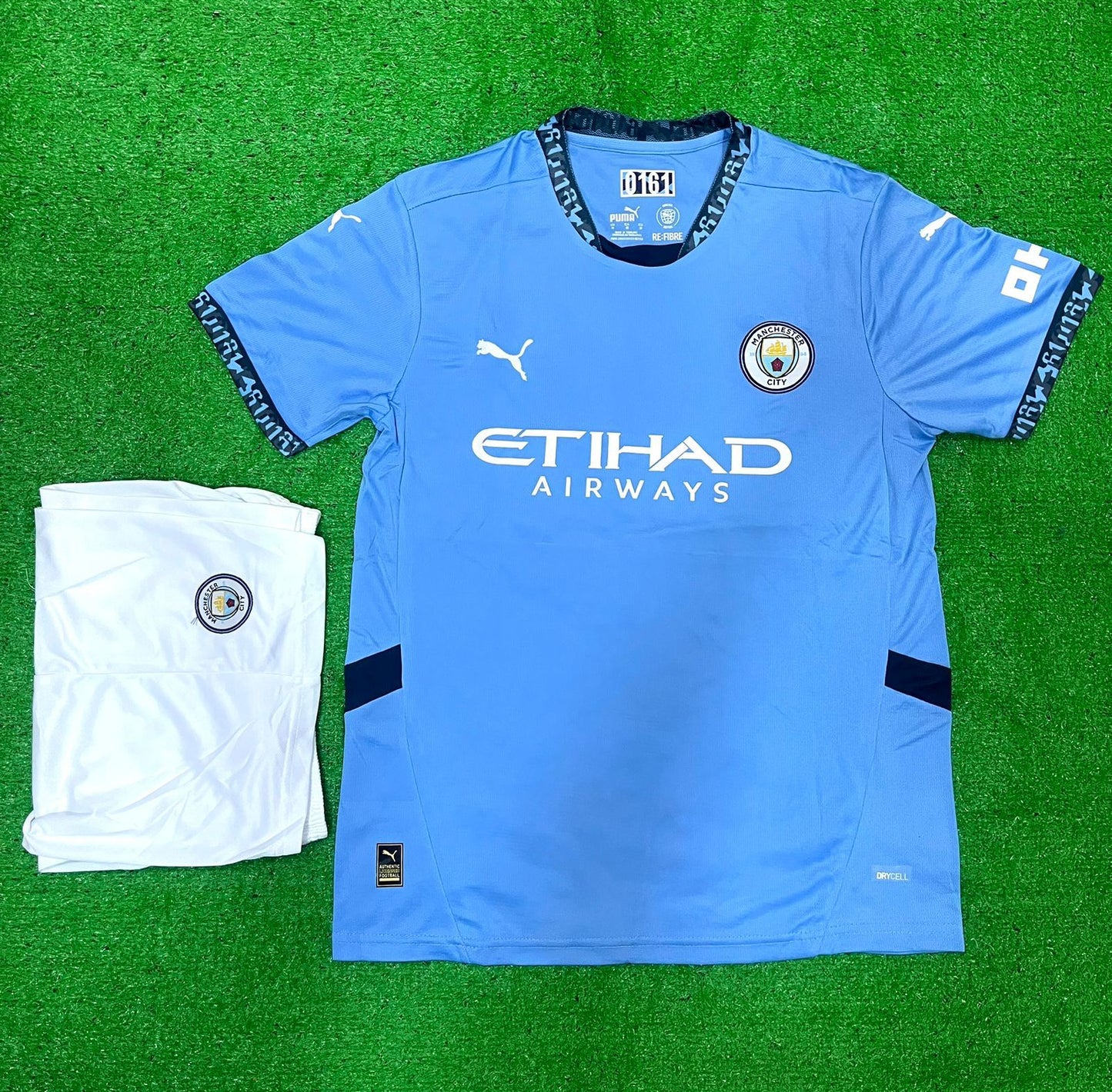 Manchester City 25 Home Jersey with Shorts