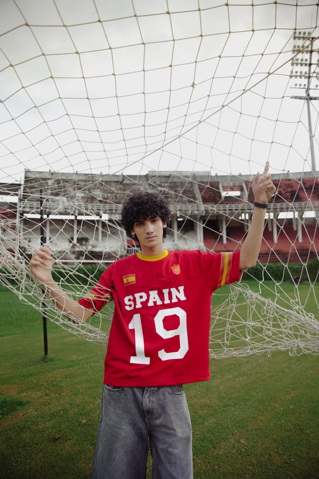 Jersey Style Oversized T-Shirt