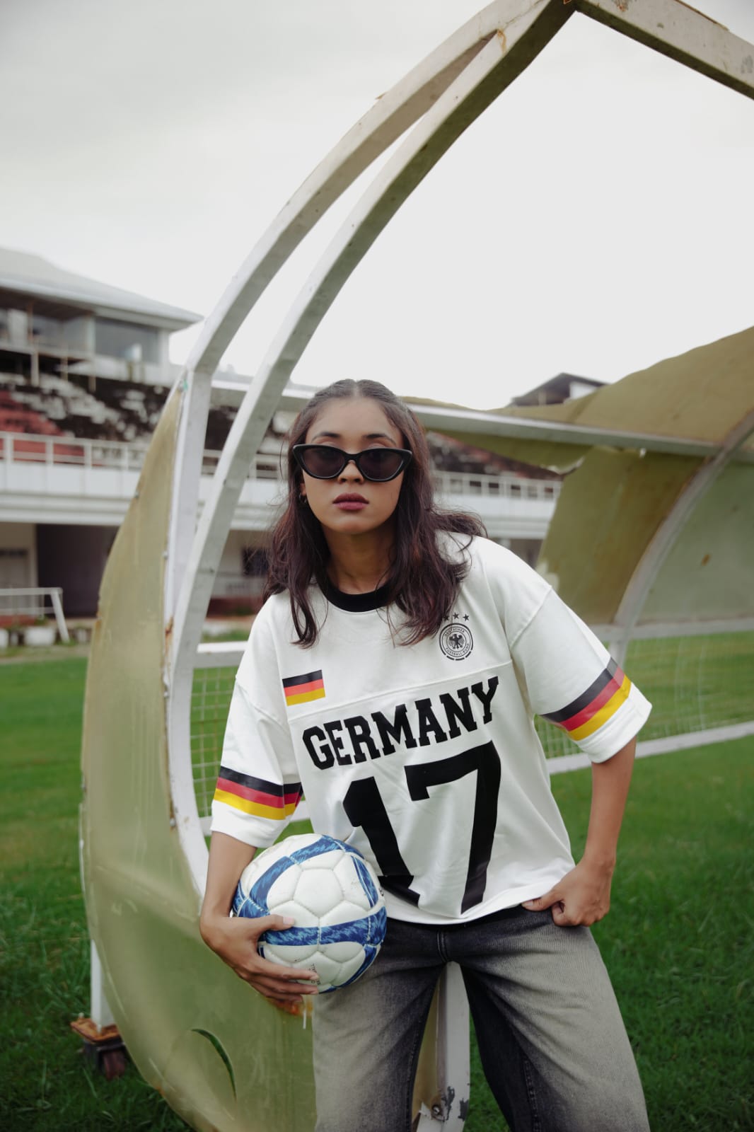 Jersey Style Oversized T-Shirt