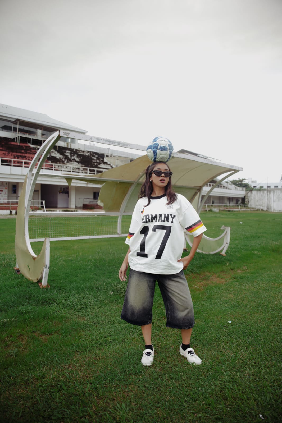 Jersey Style Oversized T-Shirt