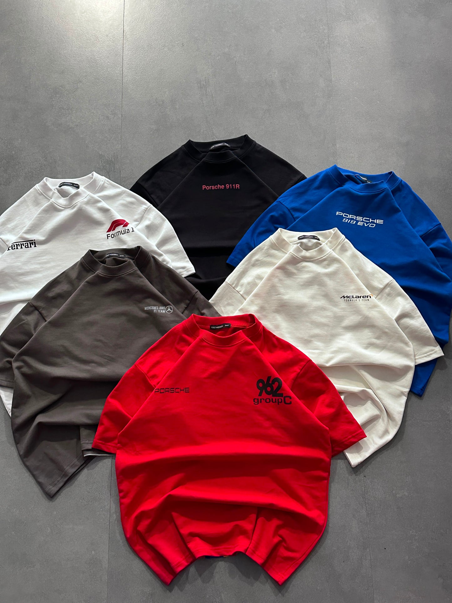 Motorsports Edition Premium Oversized Crop T-Shirt