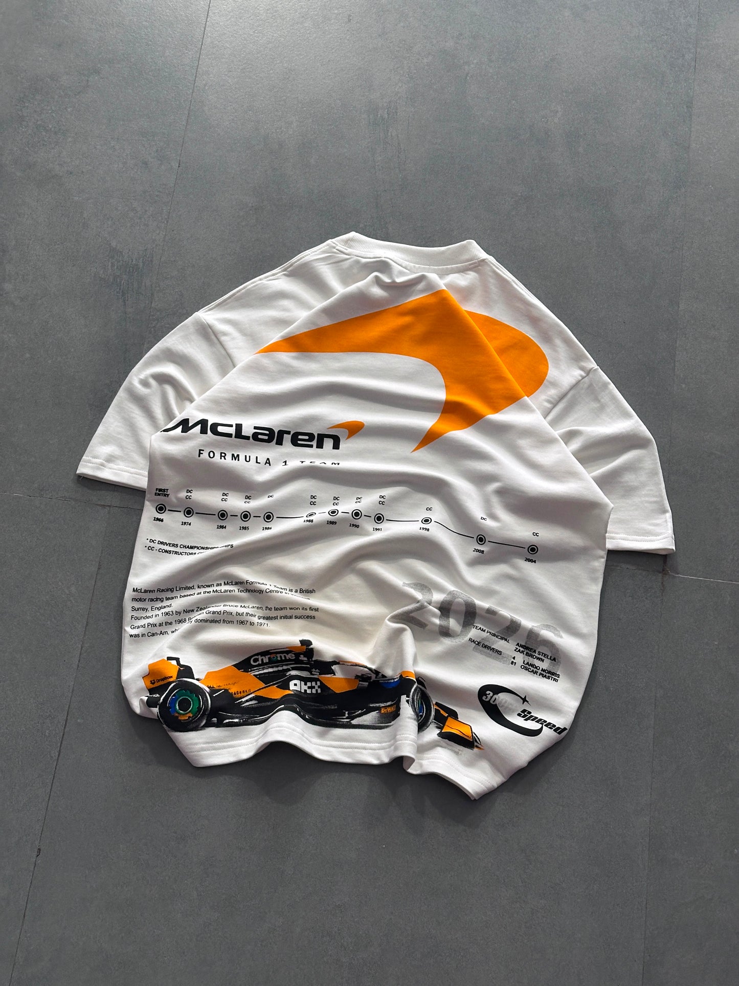 Motorsports Edition Premium Oversized Crop T-Shirt