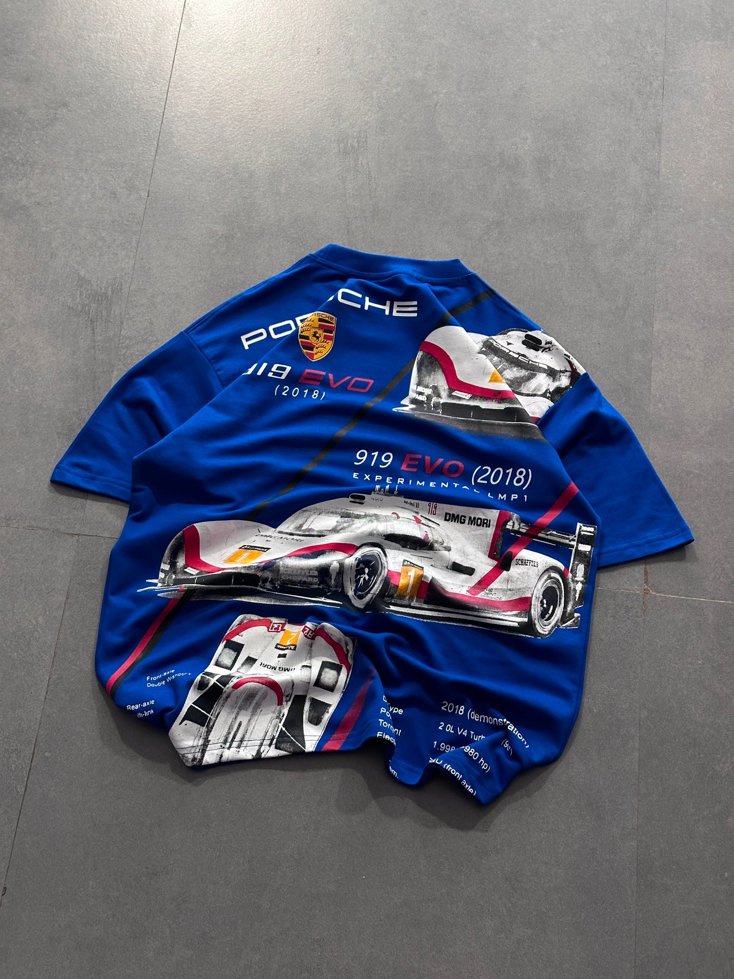 Motorsports Edition Premium Oversized Crop T-Shirt