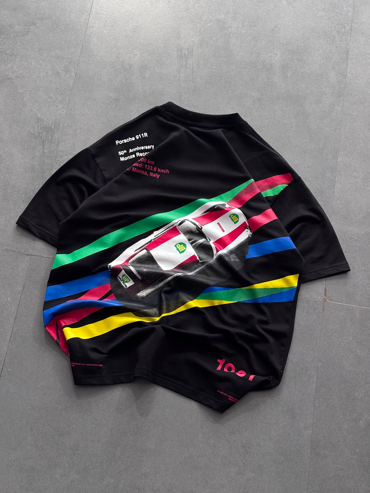Motorsports Edition Premium Oversized Crop T-Shirt