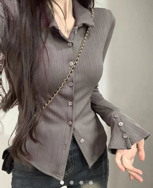 Darted Placket Blouse