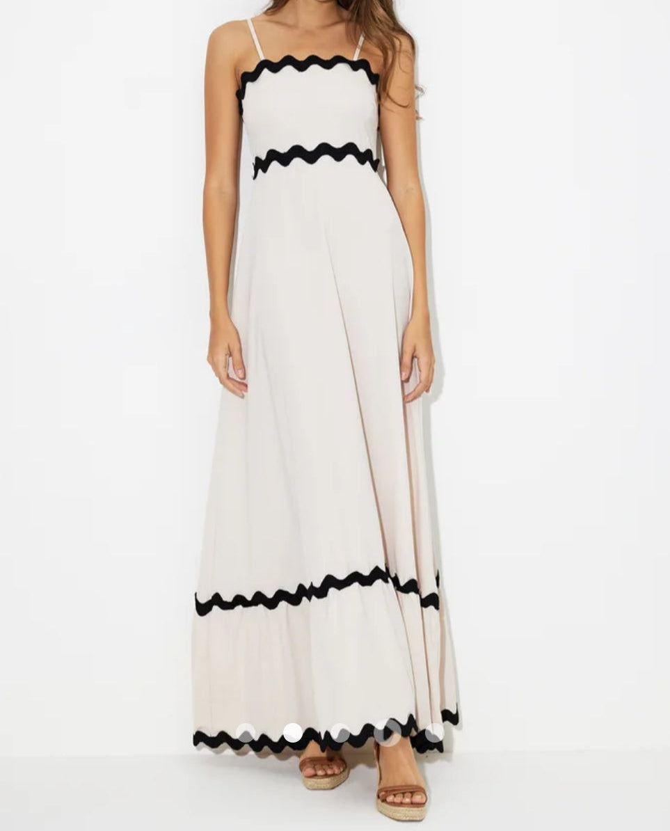 Smocking S-Line Dress