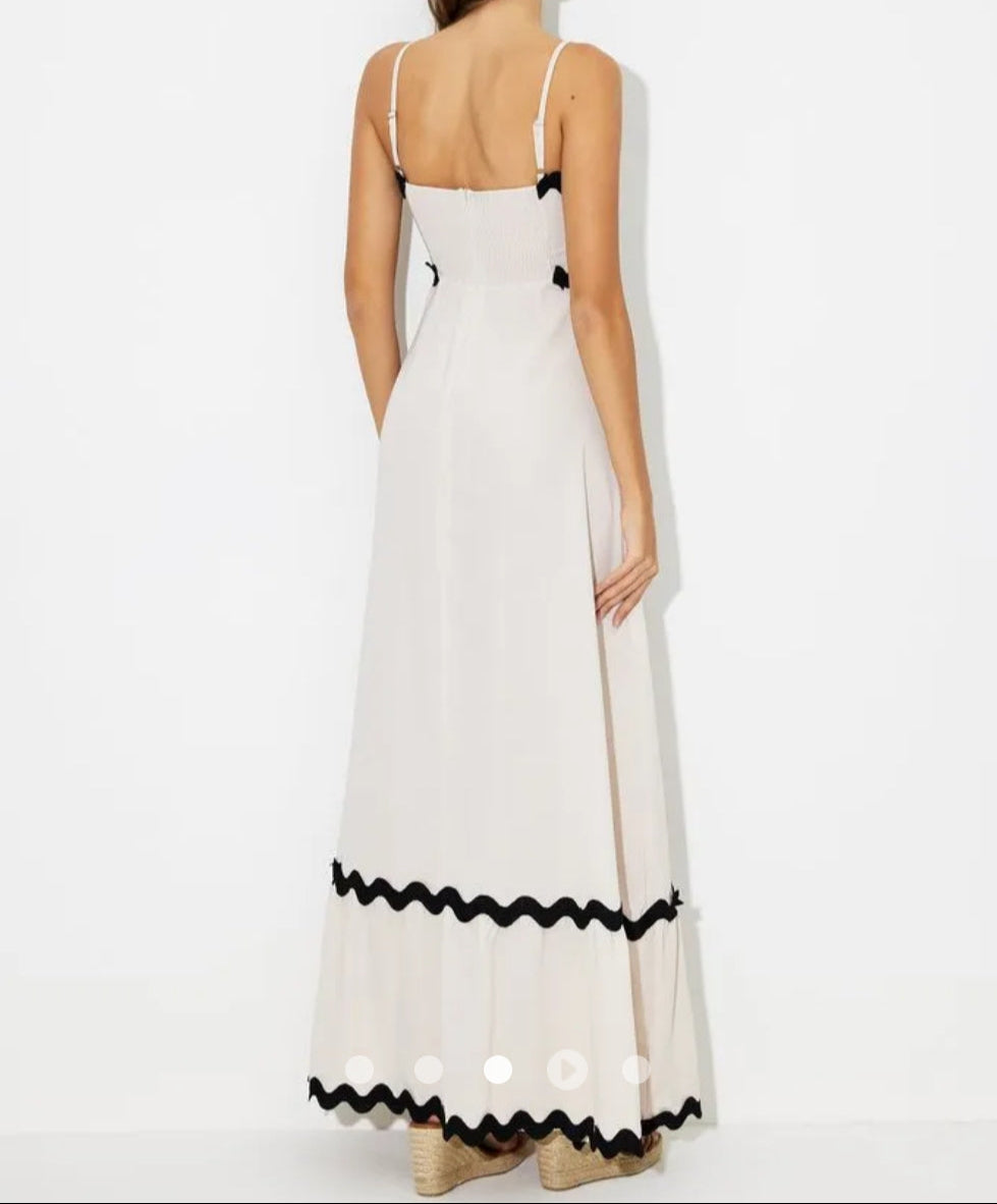 Smocking S-Line Dress