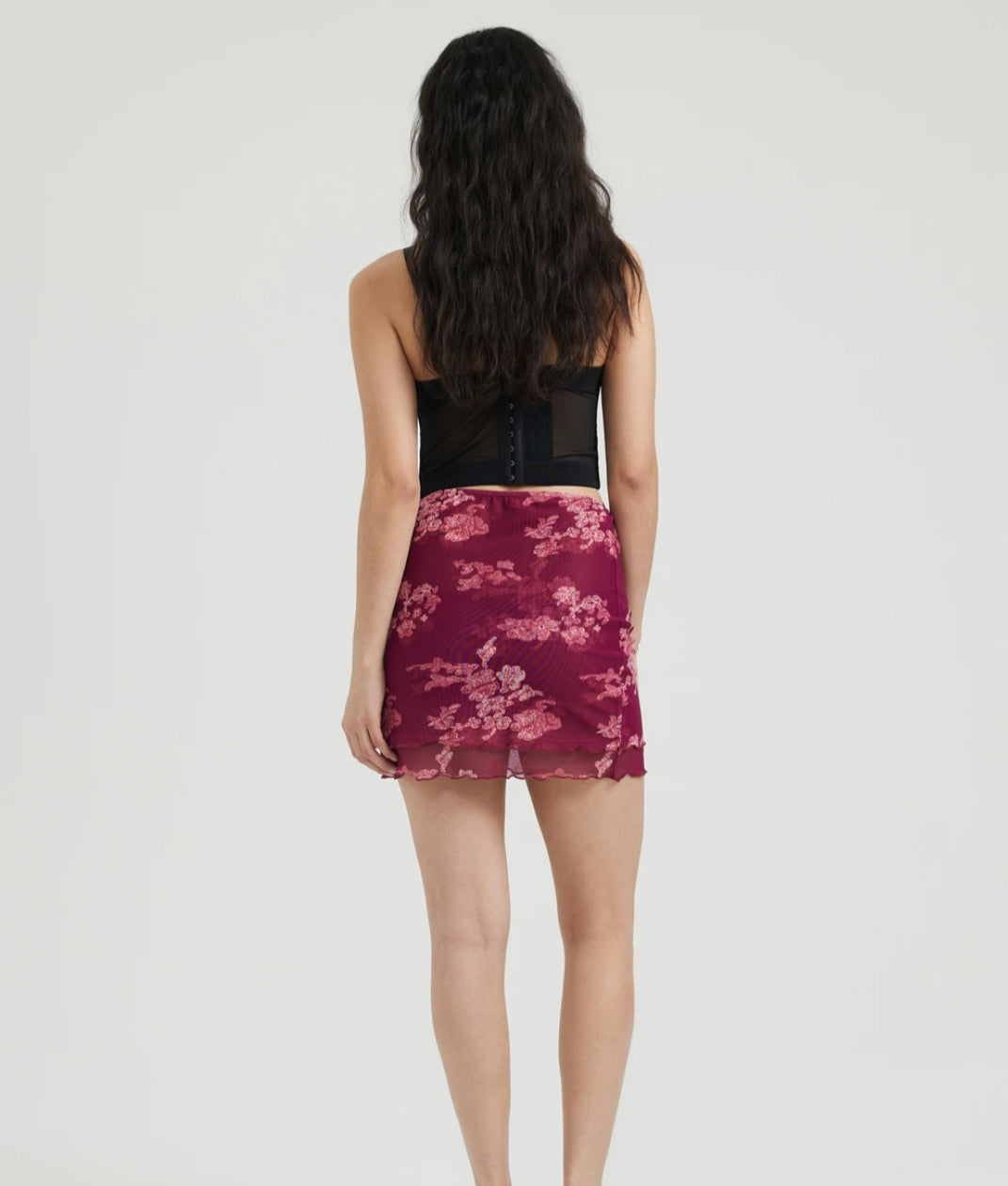 Lettuce trim Pencil Skirt