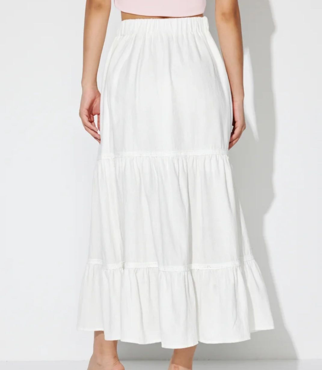 Patchwork A-Line Skirt