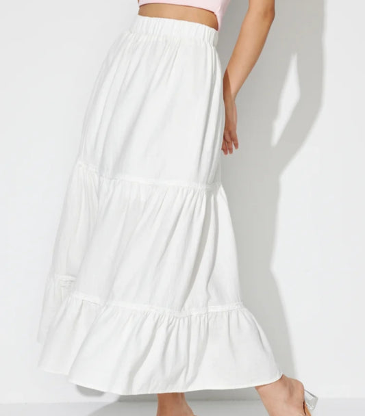 Patchwork A-Line Skirt