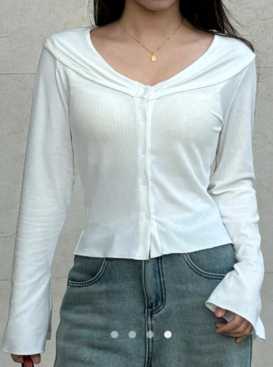 Buttoned Top