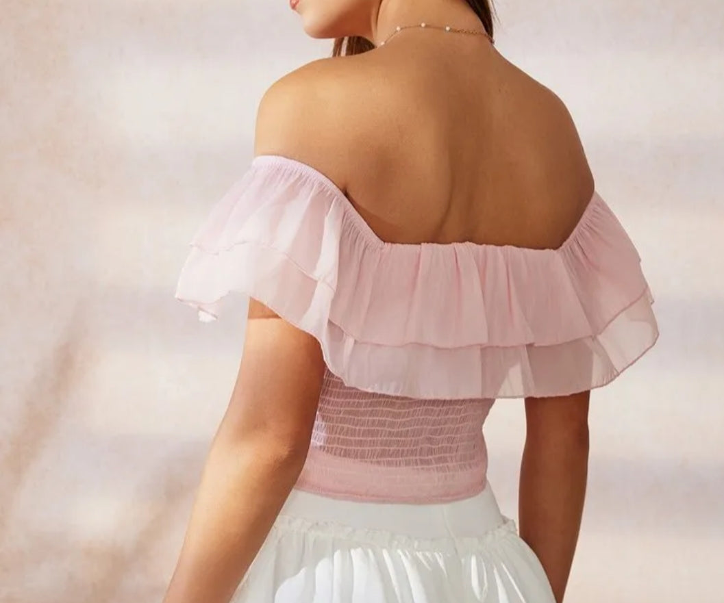 Ruffle Tube Top