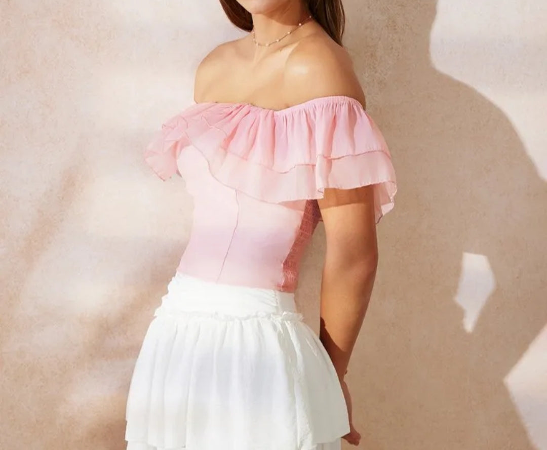 Ruffle Tube Top