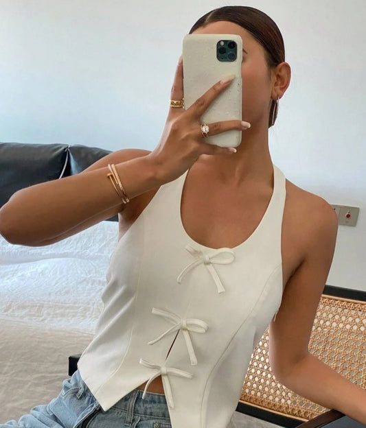 Bow Halter Top