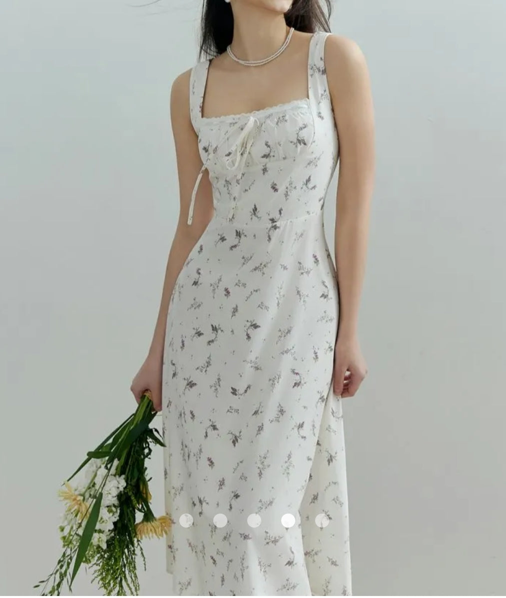 Printed A-Line Dress