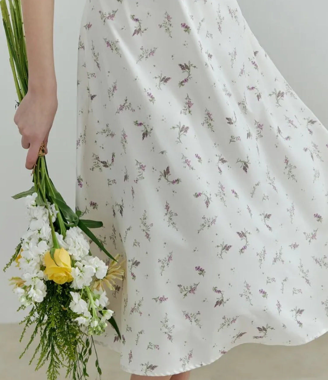 Printed A-Line Dress