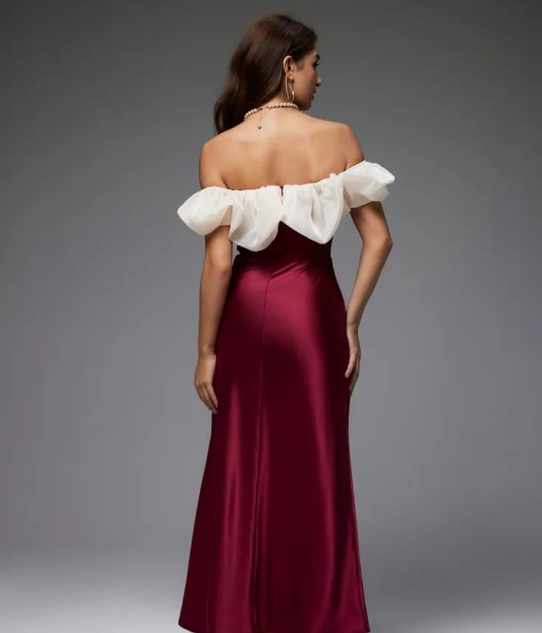 Off-shoulder Bodycon Gown