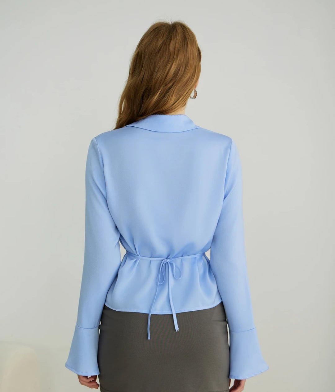 Ruffle Placket Blouse