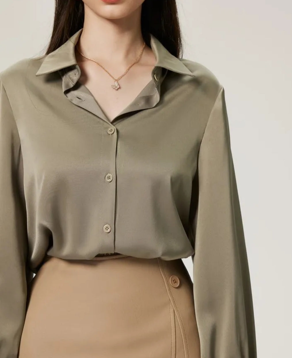Darted Placket Blouse