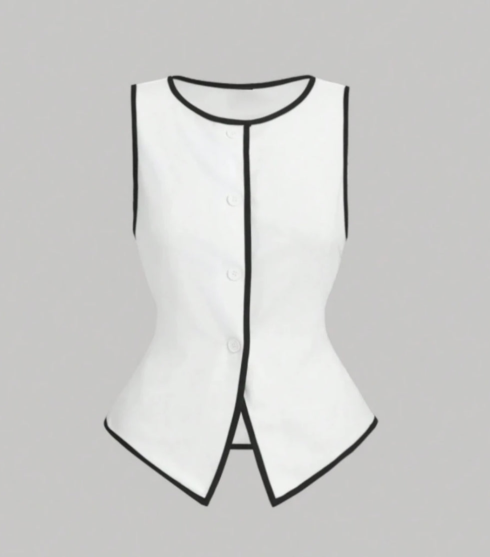 Colour Block Tank Top