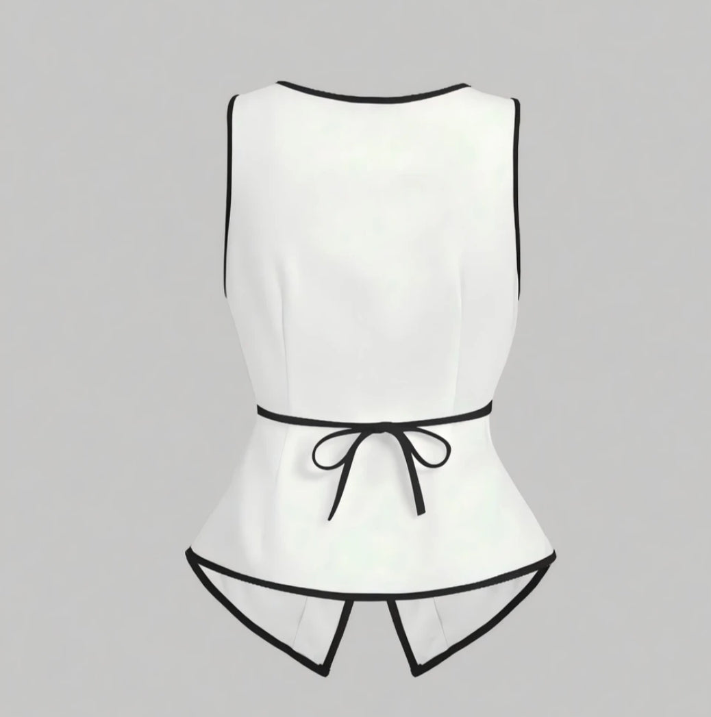 Colour Block Tank Top