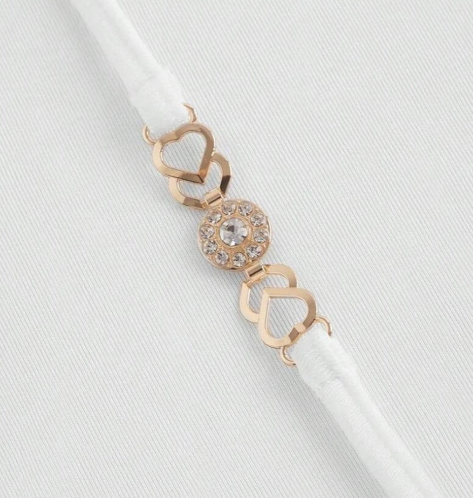 Diamonte Decor Draped Halter