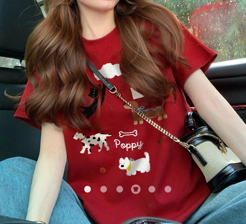 Printed Pullover T-Shirt