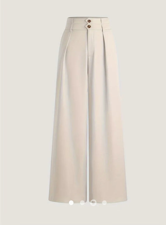 Patchwork Straight Leg Pants