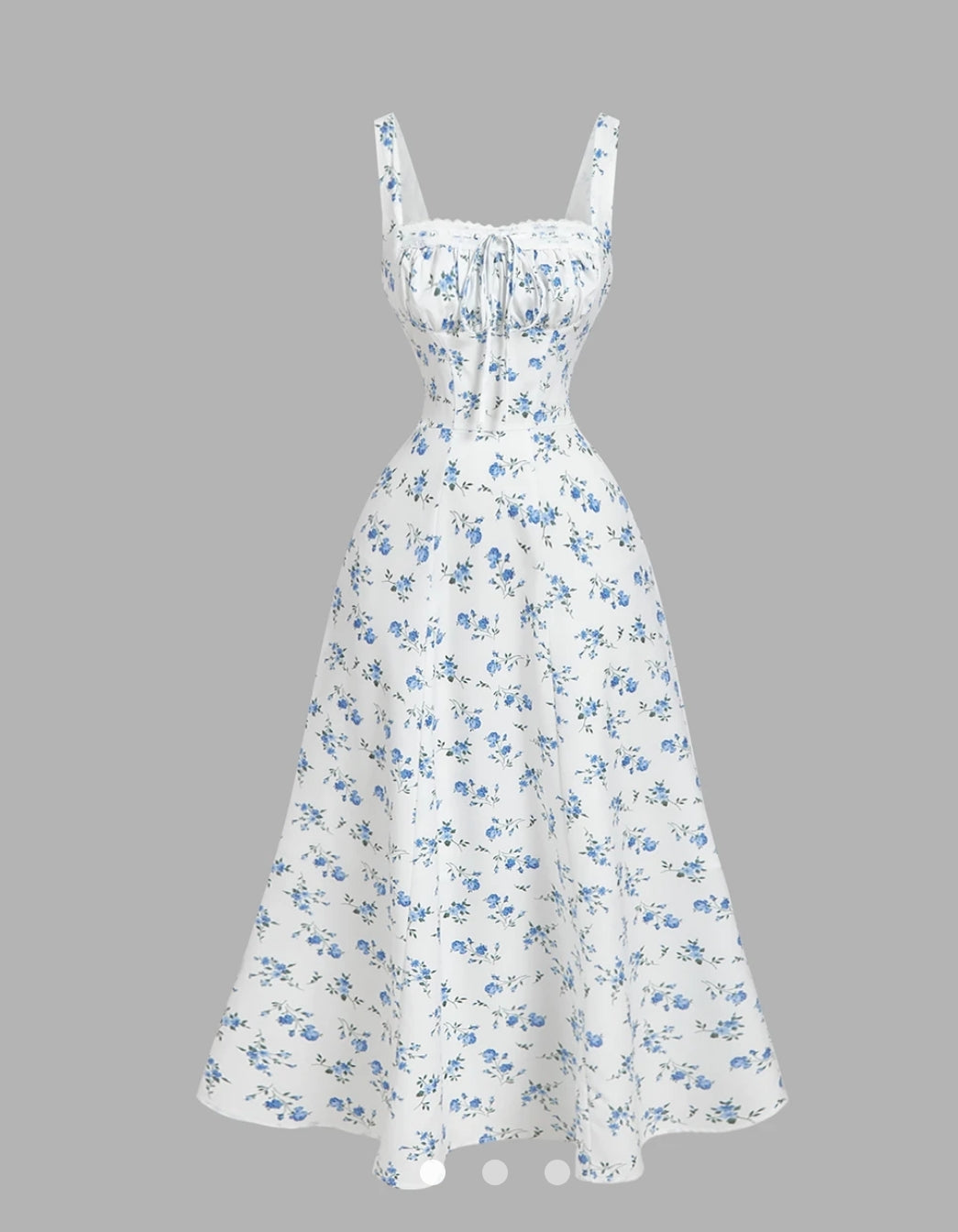 Printed A-Line Dress