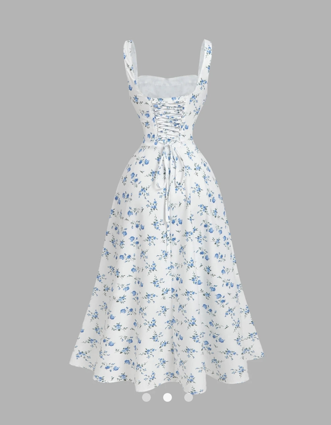 Printed A-Line Dress