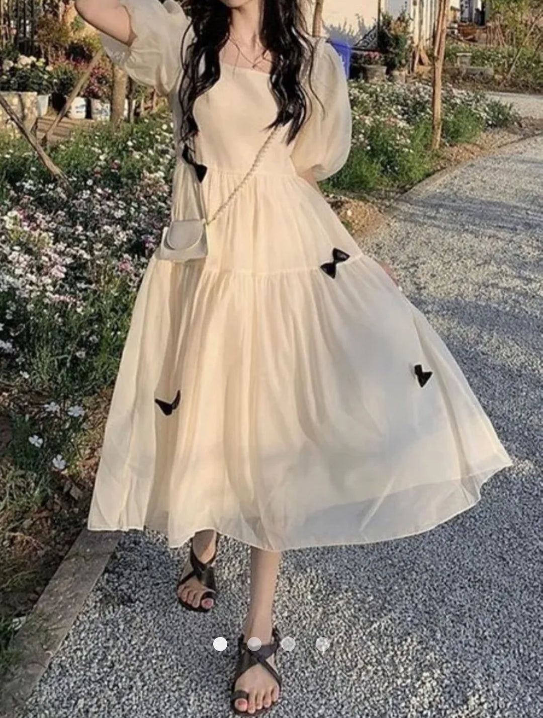 Bow A-Line Dress