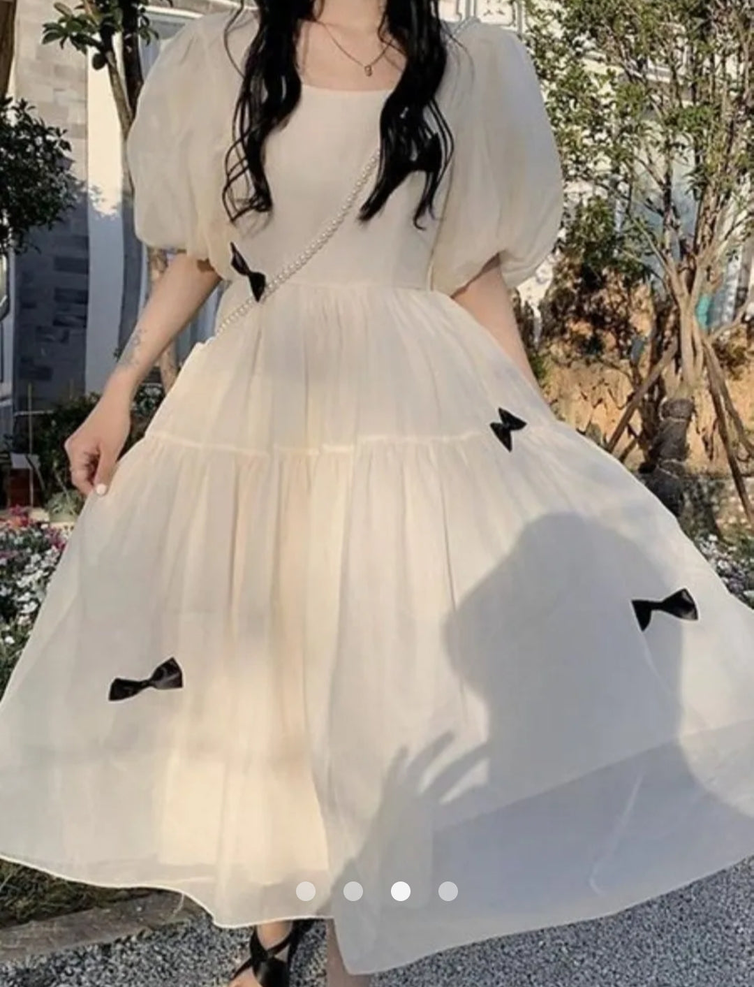 Bow A-Line Dress