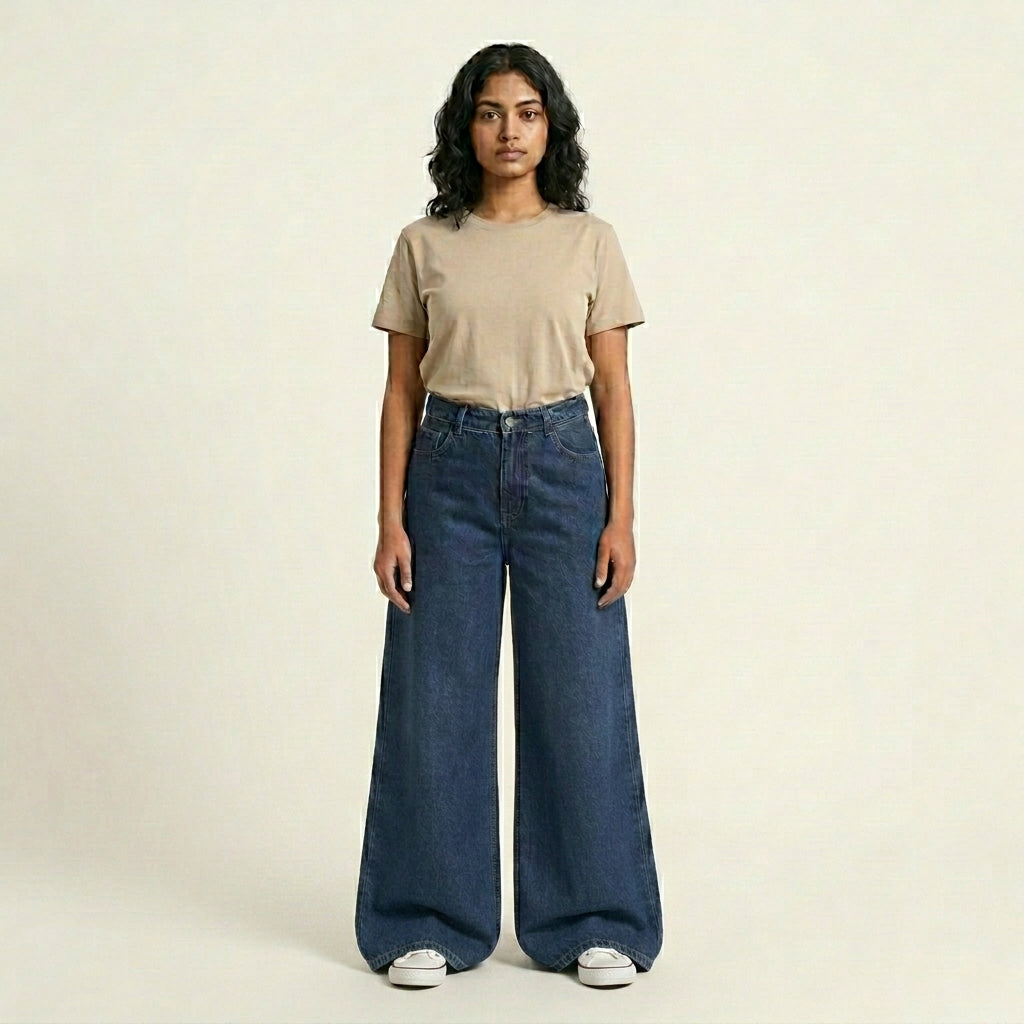 Imported High Waist Ultra Wideleg Jeans